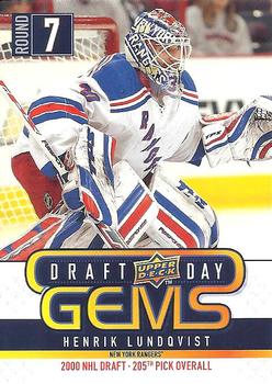 #GEM11 Henrik Lundqvist - New York Rangers - 2009-10 Upper Deck - Draft Day Gems Hockey