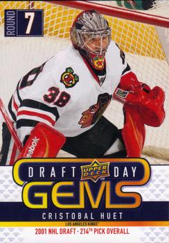 #GEM19 Cristobal Huet - Chicago Blackhawks - 2009-10 Upper Deck - Draft Day Gems Hockey