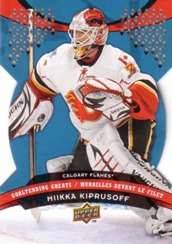 #GG3 Miikka Kiprusoff - Calgary Flames - 2009-10 Upper Deck McDonald's - Goaltending Greats Hockey