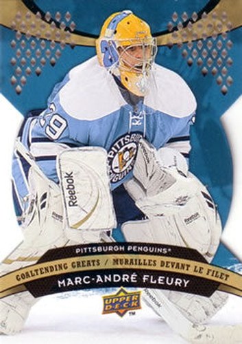 #GG5 Marc-Andre Fleury - Pittsburgh Penguins - 2009-10 Upper Deck McDonald's - Goaltending Greats Hockey