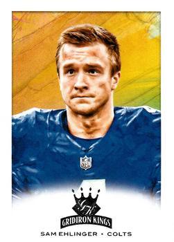 #GK-10 Sam Ehlinger - Indianapolis Colts - 2021 Panini Chronicles - Gridiron Kings Football
