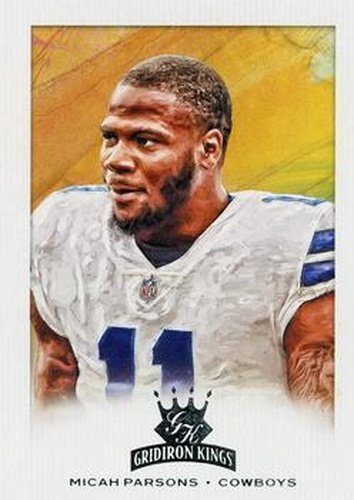 #GK-35 Micah Parsons - Dallas Cowboys - 2021 Panini Chronicles - Gridiron Kings Football