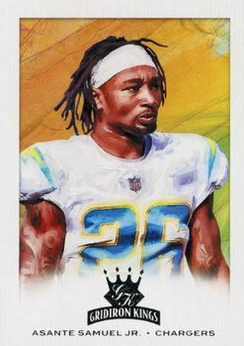 #GK-38 Asante Samuel Jr. - Los Angeles Chargers - 2021 Panini Chronicles - Gridiron Kings Football