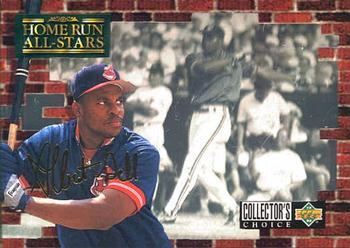 #HA6 Albert Belle - Cleveland Indians - 1994 Collector's Choice - Home Run All-Stars Baseball