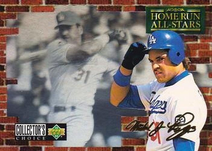 #HA8 Mike Piazza - Los Angeles Dodgers - 1994 Collector's Choice - Home Run All-Stars Baseball