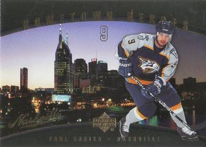 #HH20 Paul Kariya - Nashville Predators - 2005-08 Upper Deck - Hometown Heroes Hockey