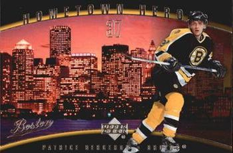 #HH30 Patrice Bergeron - Boston Bruins - 2005-08 Upper Deck - Hometown Heroes Hockey