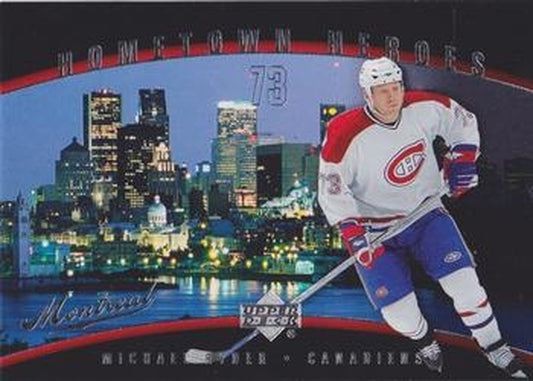 #HH35 Michael Ryder - Montreal Canadiens - 2005-08 Upper Deck - Hometown Heroes Hockey