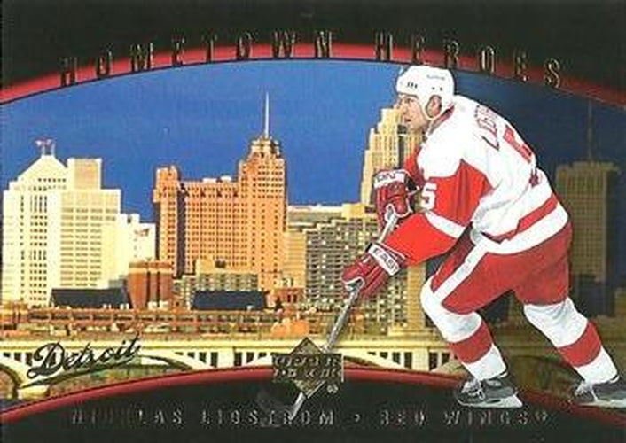 #HH49 Nicklas Lidstrom - Detroit Red Wings - 2005-08 Upper Deck - Hometown Heroes Hockey