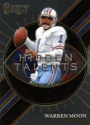 #HT-19 Warren Moon - Houston Oilers - 2021 Panini Select - Hidden Talents Football