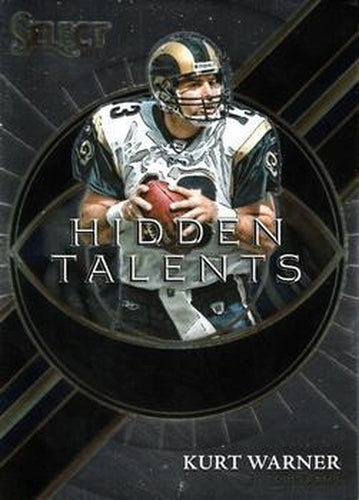 #HT-3 Kurt Warner - St. Louis Rams - 2021 Panini Select - Hidden Talents Football