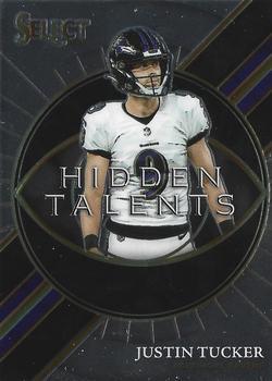 #HT-6 Justin Tucker - Baltimore Ravens - 2021 Panini Select - Hidden Talents Football