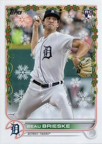 #HW104 Beau Brieske - Detroit Tigers - 2022 Topps Holiday Baseball