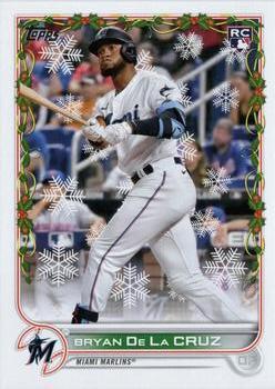 #HW113 Bryan De La Cruz - Miami Marlins - 2022 Topps Holiday Baseball
