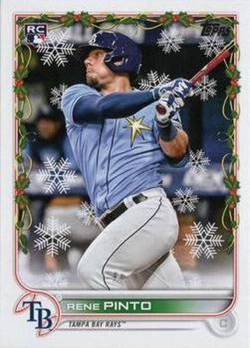 #HW115 Rene Pinto - Tampa Bay Rays - 2022 Topps Holiday Baseball