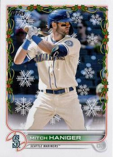 #HW117 Mitch Haniger - Seattle Mariners - 2022 Topps Holiday Baseball