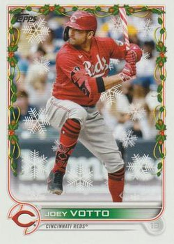 #HW120b Joey Votto - Cincinnati Reds - 2022 Topps Holiday Baseball