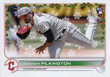 #HW124 Konnor Pilkington - Cleveland Guardians - 2022 Topps Holiday Baseball