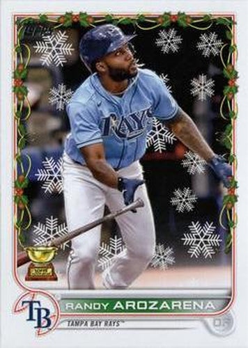 #HW128 Randy Arozarena - Tampa Bay Rays - 2022 Topps Holiday Baseball