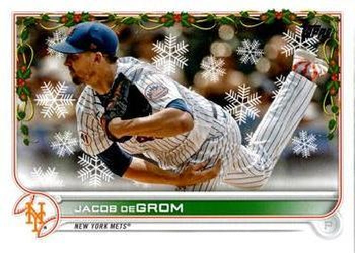 #HW131b Jacob deGrom - New York Mets - 2022 Topps Holiday Baseball