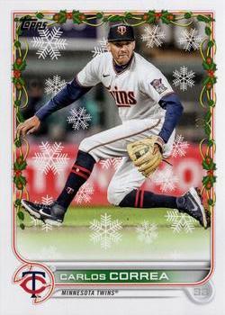 #HW132 Carlos Correa - Minnesota Twins - 2022 Topps Holiday Baseball