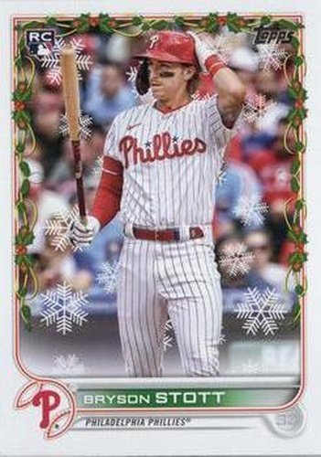 #HW133 Bryson Stott - Philadelphia Phillies - 2022 Topps Holiday Baseball
