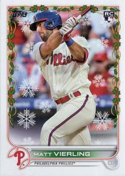 #HW137 Matt Vierling - Philadelphia Phillies - 2022 Topps Holiday Baseball
