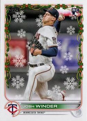 #HW140 Josh Winder - Minnesota Twins - 2022 Topps Holiday Baseball