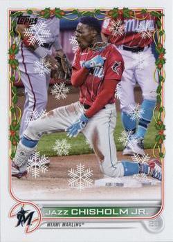 #HW142 Jazz Chisholm Jr. - Miami Marlins - 2022 Topps Holiday Baseball