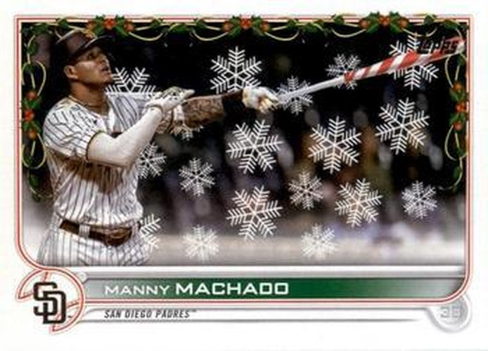 #HW143b Manny Machado - San Diego Padres - 2022 Topps Holiday Baseball