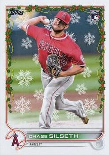 #HW148 Chase Silseth - Los Angeles Angels - 2022 Topps Holiday Baseball