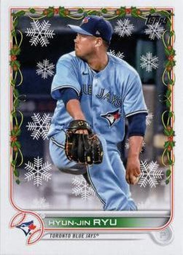 #HW152 Hyun-Jin Ryu - Toronto Blue Jays - 2022 Topps Holiday Baseball