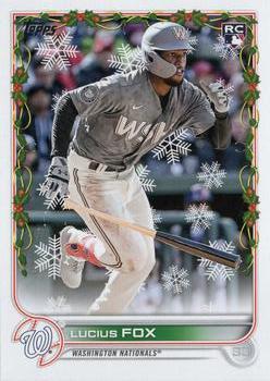 #HW158 Lucius Fox - Washington Nationals - 2022 Topps Holiday Baseball