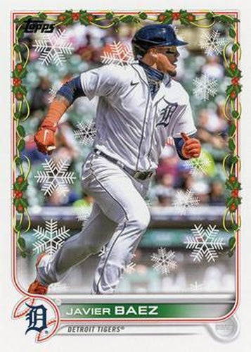 #HW159 Javier Baez - Detroit Tigers - 2022 Topps Holiday Baseball