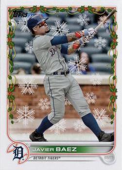 #HW159b Javier Baez - Detroit Tigers - 2022 Topps Holiday Baseball