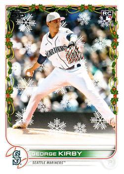 #HW166b George Kirby - Seattle Mariners - 2022 Topps Holiday Baseball