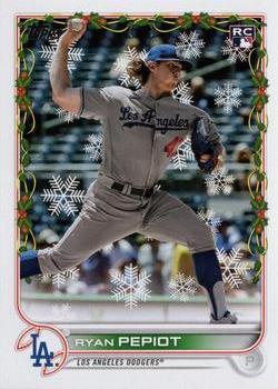 #HW168 Ryan Pepiot - Los Angeles Dodgers - 2022 Topps Holiday Baseball