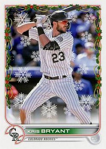 #HW169 Kris Bryant - Colorado Rockies - 2022 Topps Holiday Baseball