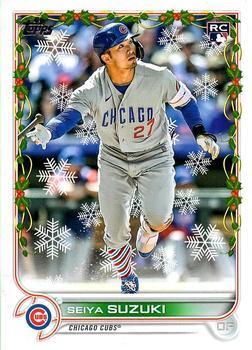 #HW177b Seiya Suzuki - Chicago Cubs - 2022 Topps Holiday Baseball