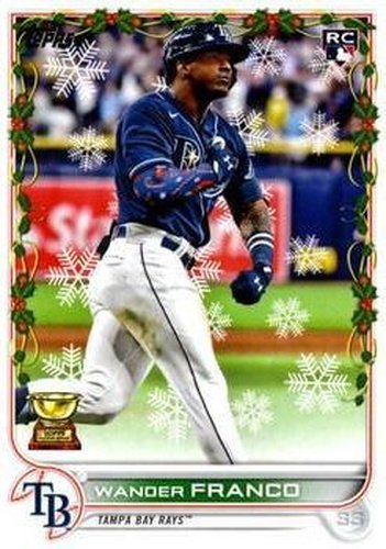 #HW181b Wander Franco - Tampa Bay Rays - 2022 Topps Holiday Baseball