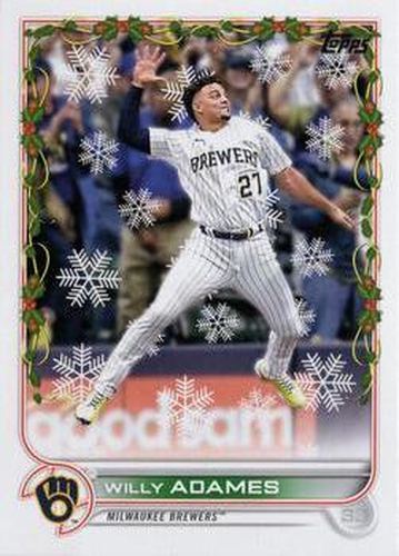#HW184 Willy Adames - Milwaukee Brewers - 2022 Topps Holiday Baseball