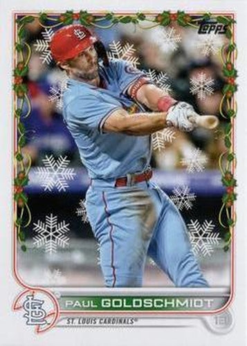 #HW194 Paul Goldschmidt - St. Louis Cardinals - 2022 Topps Holiday Baseball