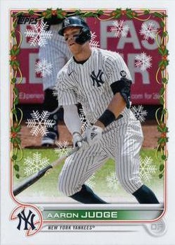 #HW1 Aaron Judge - New York Yankees - 2022 Topps Holiday Baseball