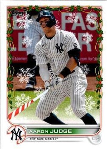 #HW1b Aaron Judge - New York Yankees - 2022 Topps Holiday Baseball