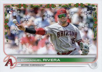 #HW20 Emmanuel Rivera - Arizona Diamondbacks - 2022 Topps Holiday Baseball