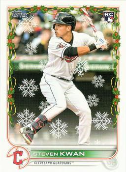 #HW21b Steven Kwan - Cleveland Guardians - 2022 Topps Holiday Baseball