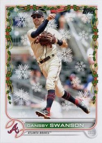 #HW28 Dansby Swanson - Atlanta Braves - 2022 Topps Holiday Baseball