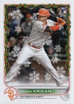 #HW29 Jason Krizan - San Francisco Giants - 2022 Topps Holiday Baseball