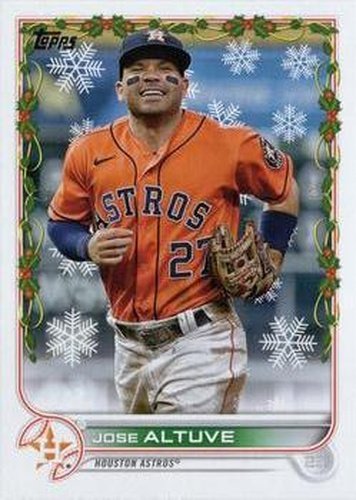 #HW34 Jose Altuve - Houston Astros - 2022 Topps Holiday Baseball