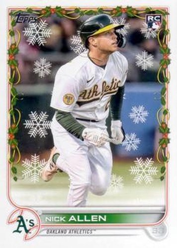 #HW38 Nick Allen - Oakland Athletics - 2022 Topps Holiday Baseball